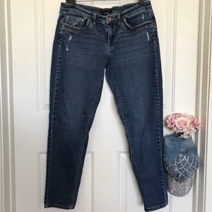 White House Black Market Girlfriend skinny Jeans 8